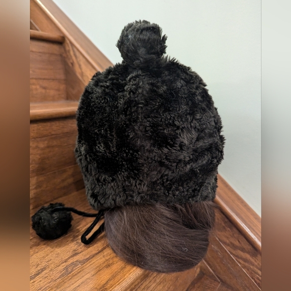 April Cornell Faux Fur & velvet Vintage Hat - Picture 7 of 11